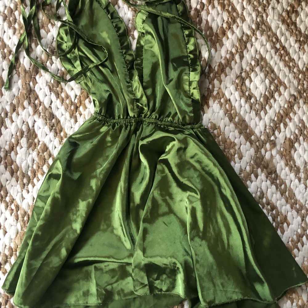 Satin Romper - Picture 2 of 2